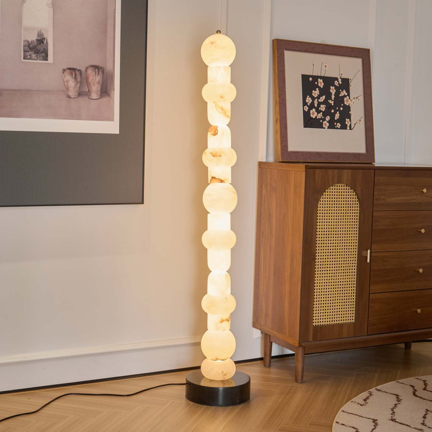 Dune Alabaster Floor Lamp