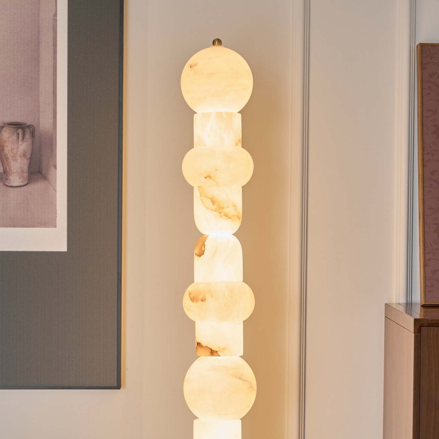 Dune Alabaster Floor Lamp