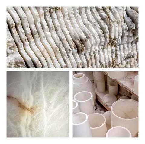 Jade Moderno Alabastro Lámpara Colgante Dormitorio Comedor