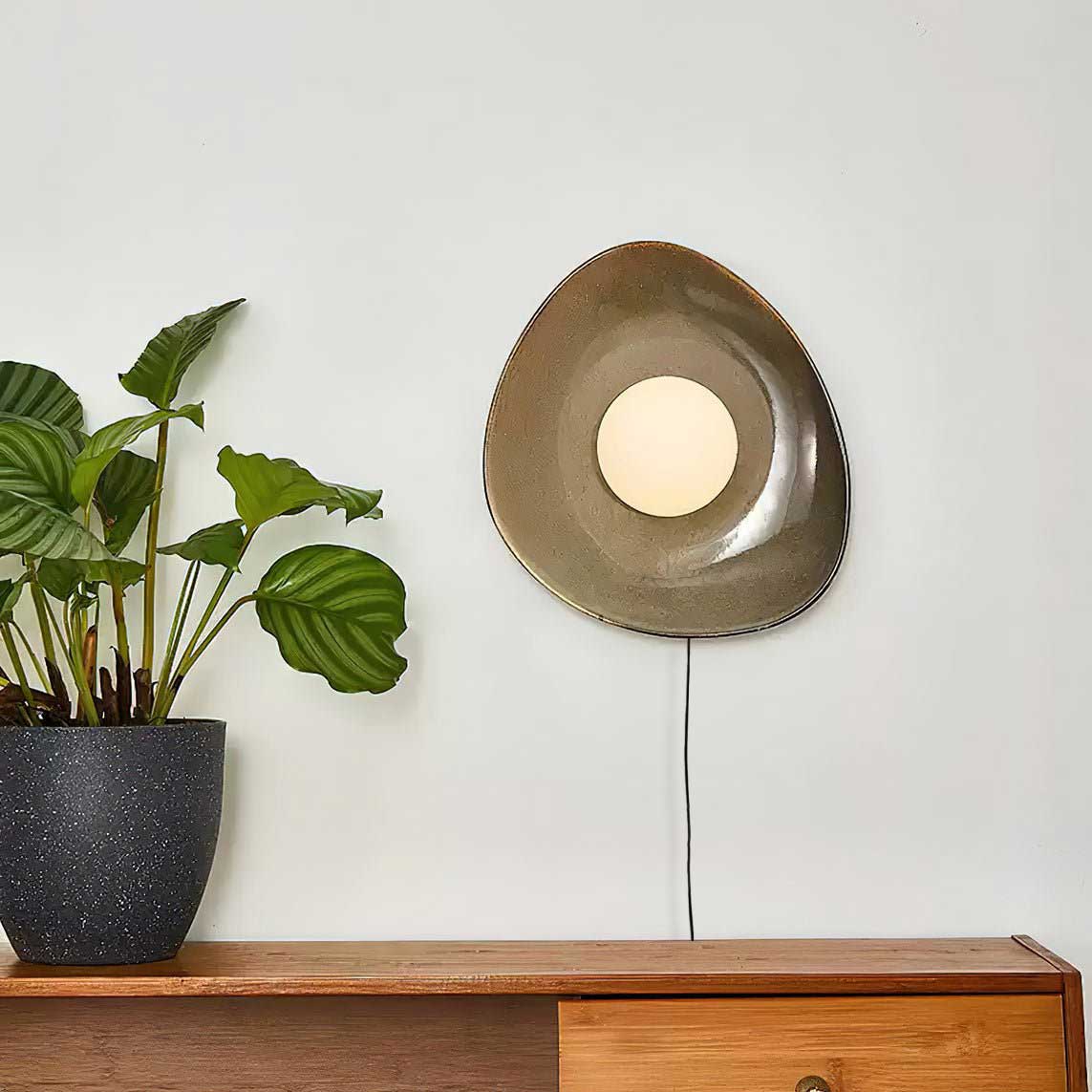 Pebble Disc Plug-in Aplique