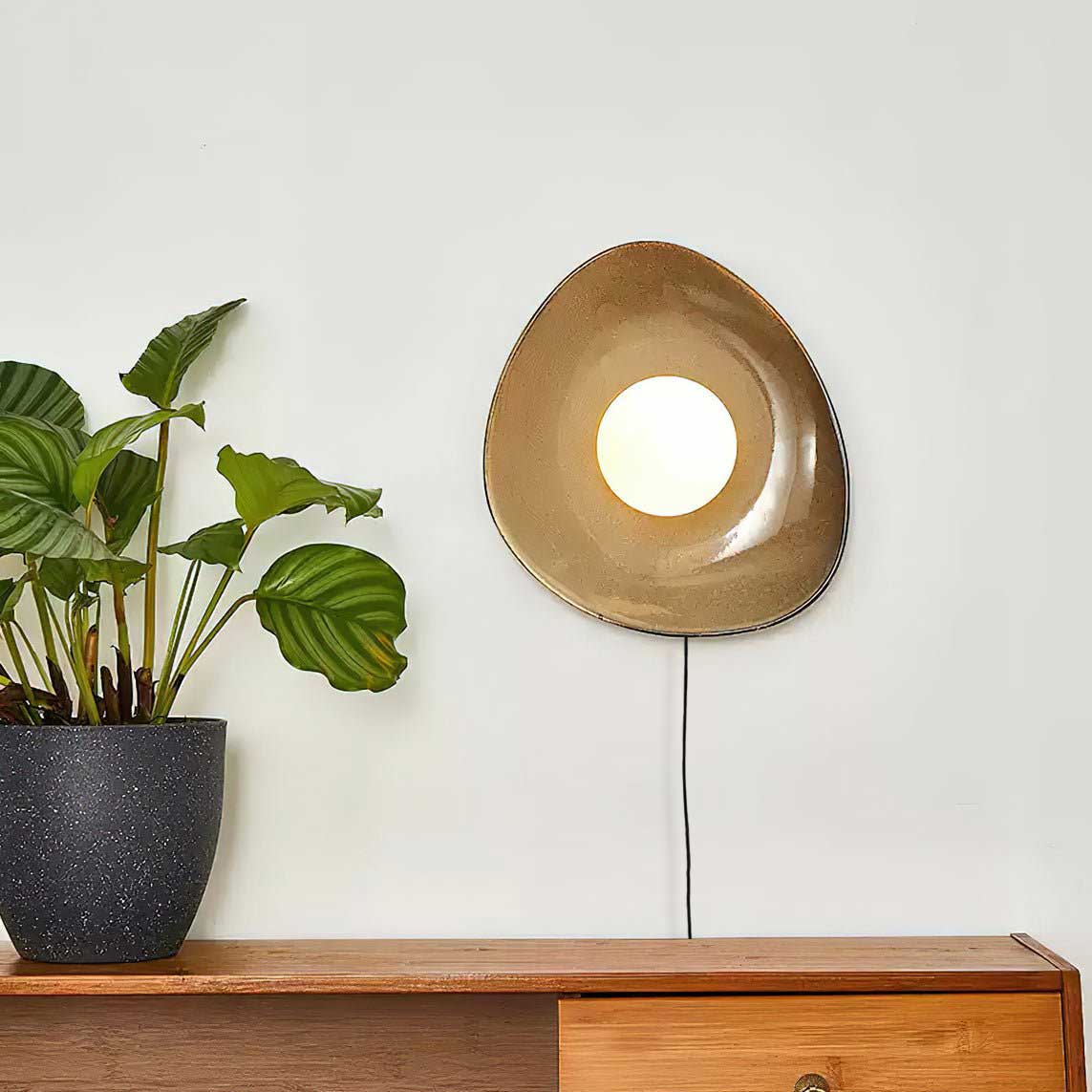 Pebble Disc Plug-in Aplique