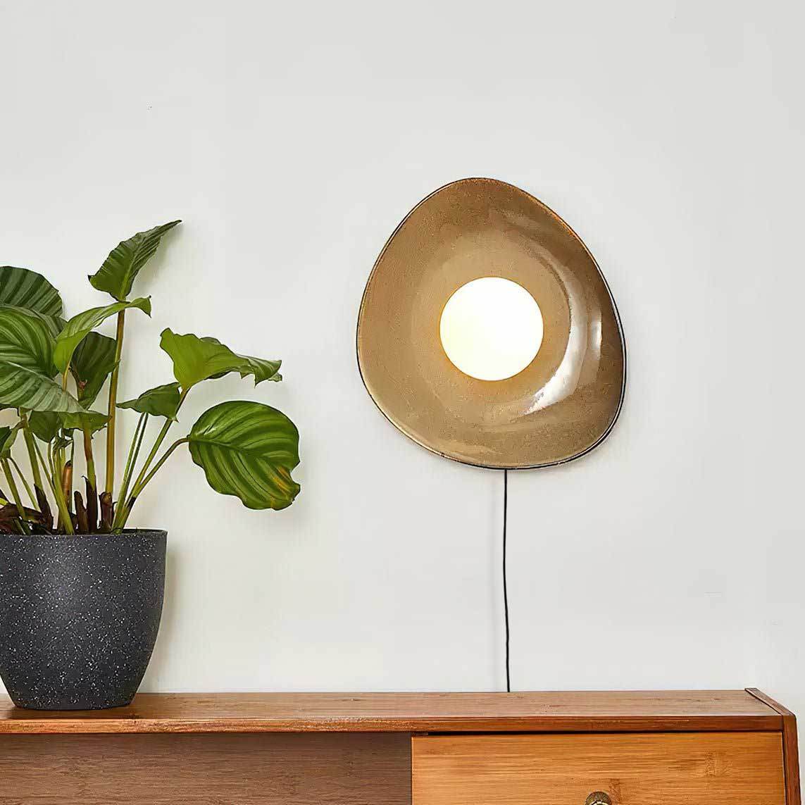 Pebble Disc Plug-in Aplique