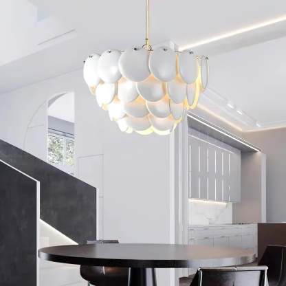 Muse Ceramic Metal Chandelier