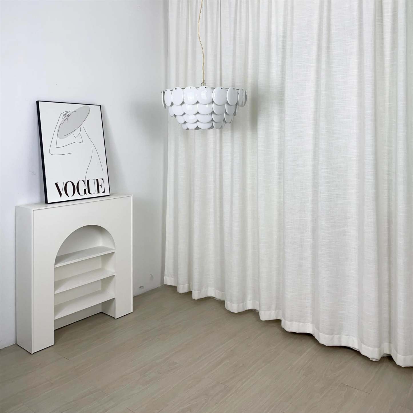 Muse Ceramic Metal Chandelier