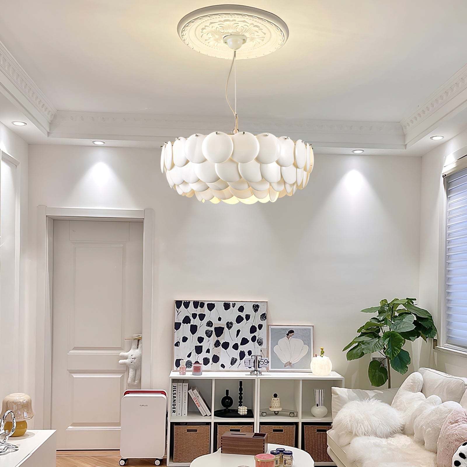 Muse Ceramic Metal Chandelier