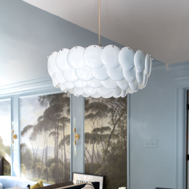 Muse Ceramic Metal Chandelier