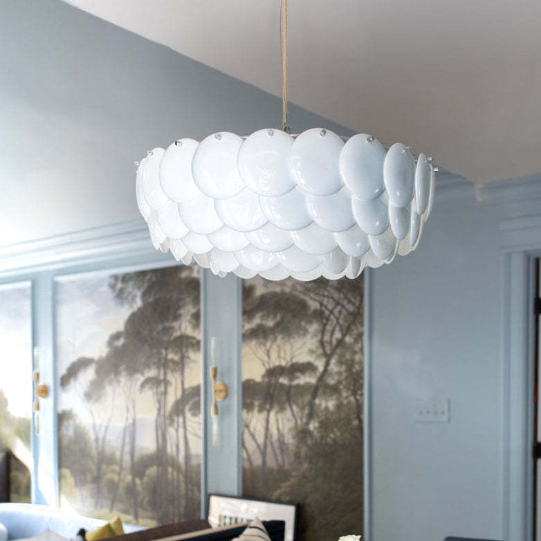 Muse Ceramic Metal Chandelier