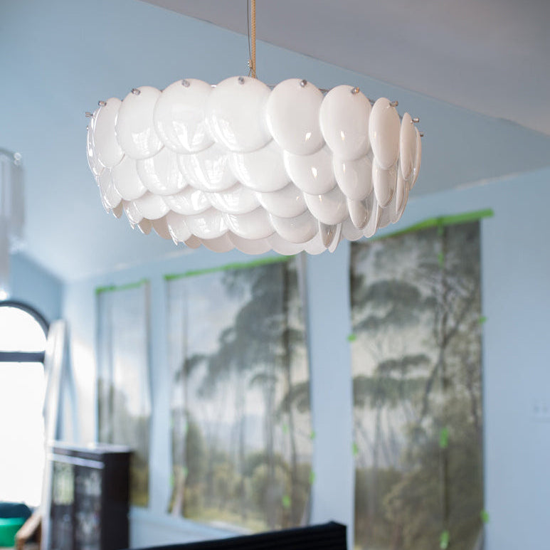 Muse Ceramic Metal Chandelier