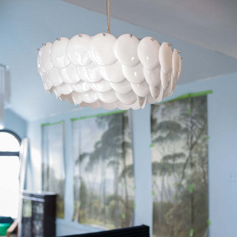 Muse Ceramic Metal Chandelier