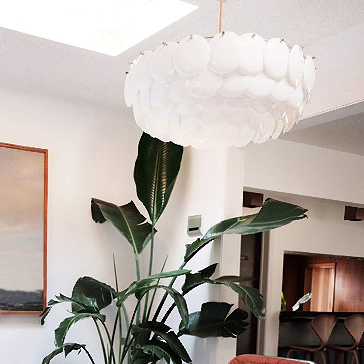 Muse Ceramic Metal Chandelier