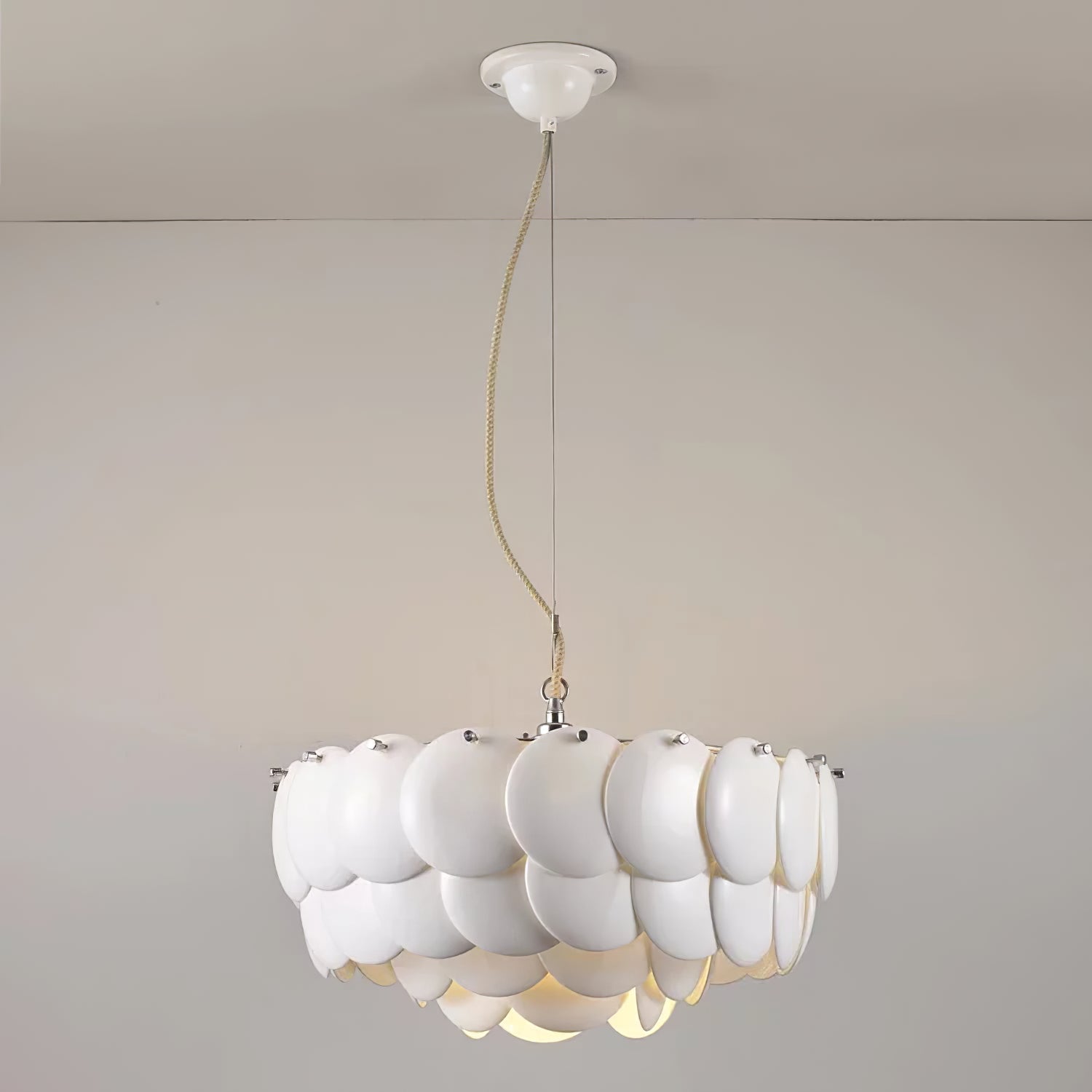 Muse Ceramic Metal Chandelier