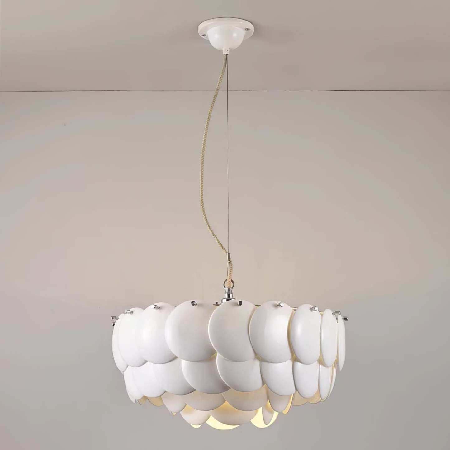 Muse Ceramic Metal Chandelier