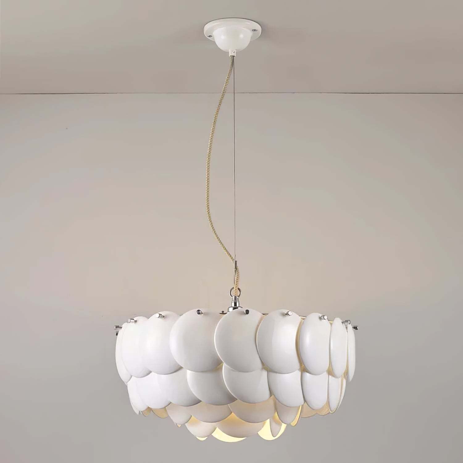 Muse Ceramic Metal Chandelier