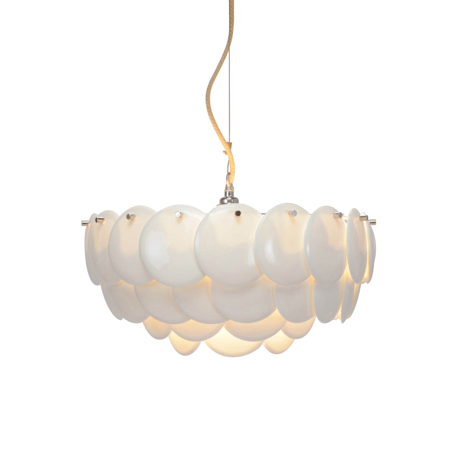 Muse Ceramic Metal Chandelier