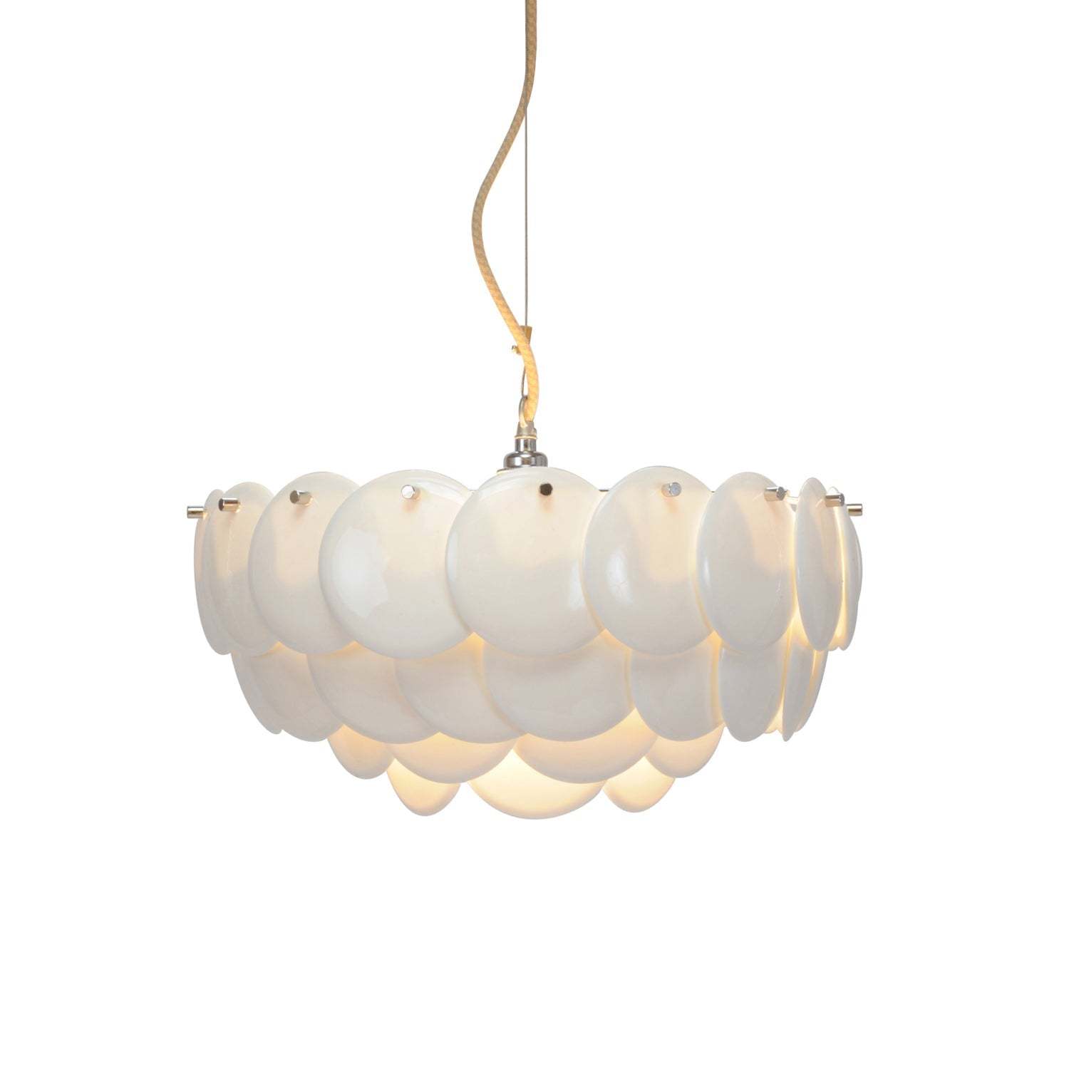 Muse Ceramic Metal Chandelier