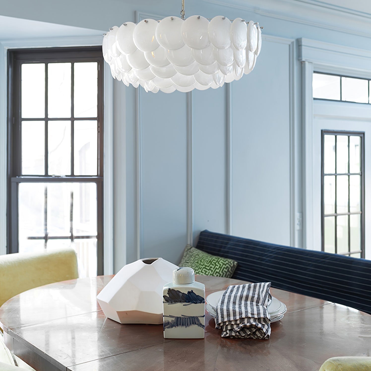Muse Ceramic Metal Chandelier