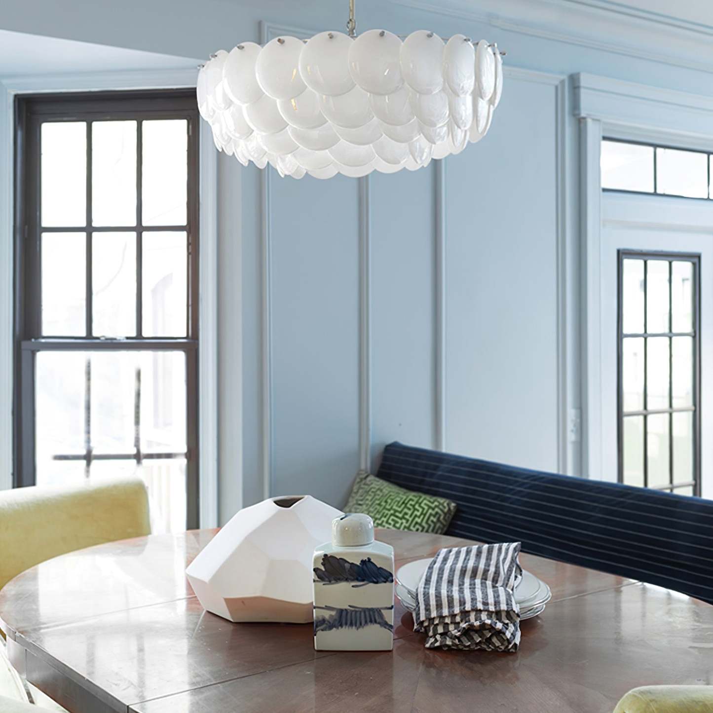 Muse Ceramic Metal Chandelier