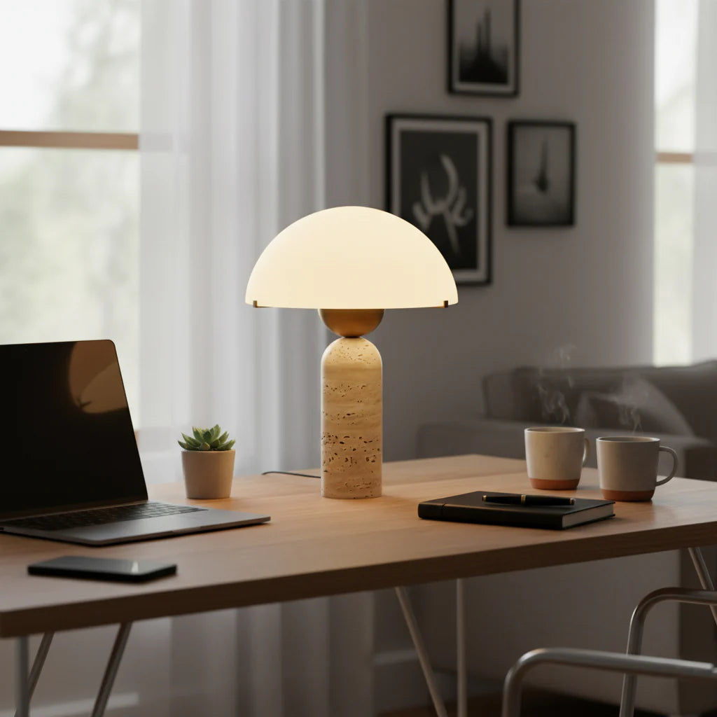 Artelux Peono Alabaster Table Lamp