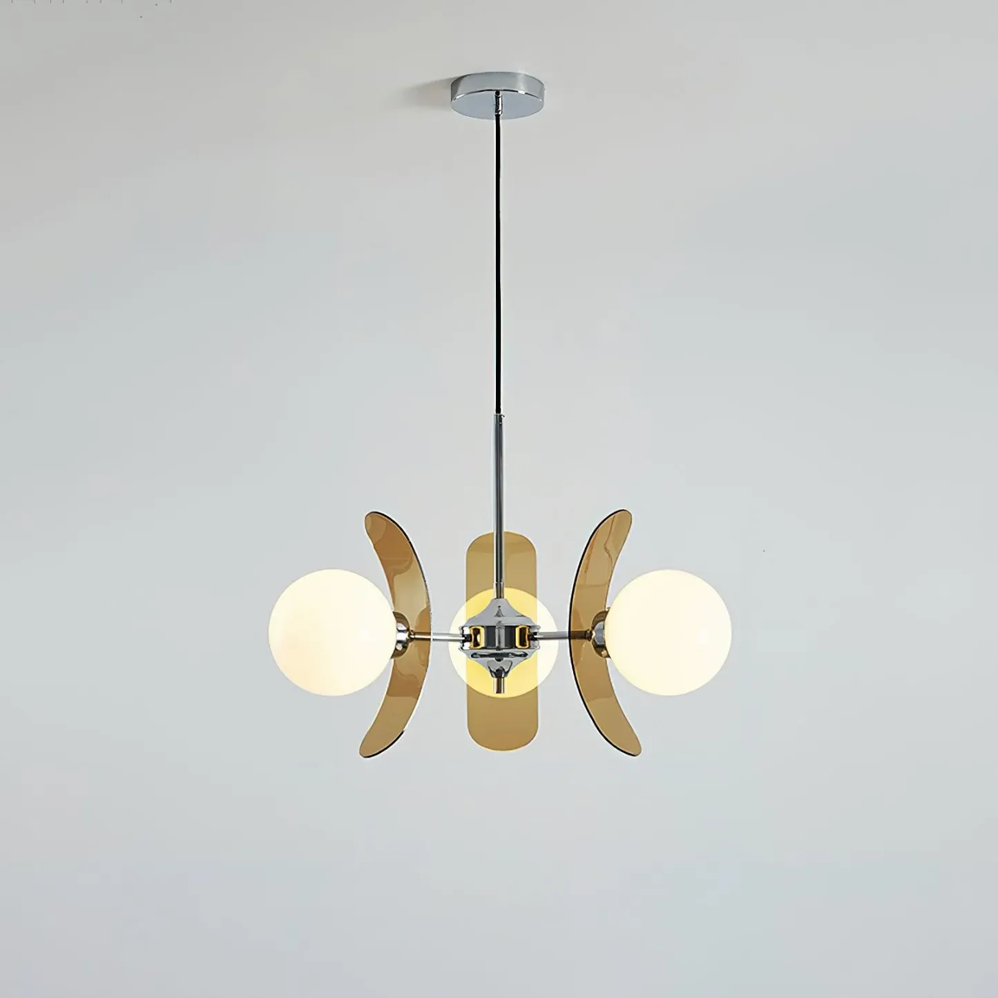 Valentina Modern Metal Glass Pendant Light Bedroom Living Room