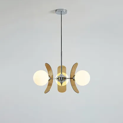 Valentina Modern Metal Glass Pendant Light Bedroom Living Room