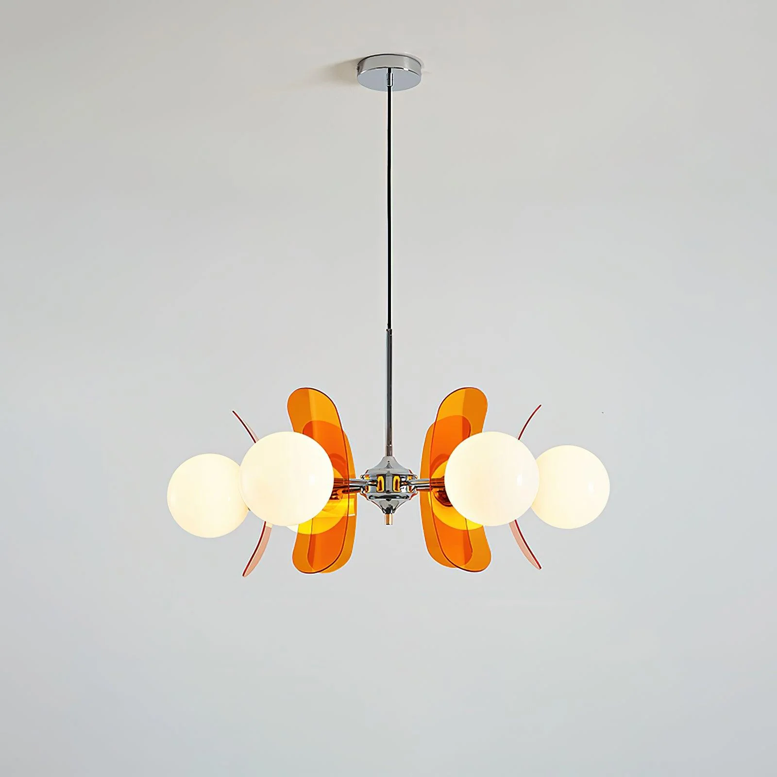 Valentina Modern Metal Glass Pendant Light Bedroom Living Room