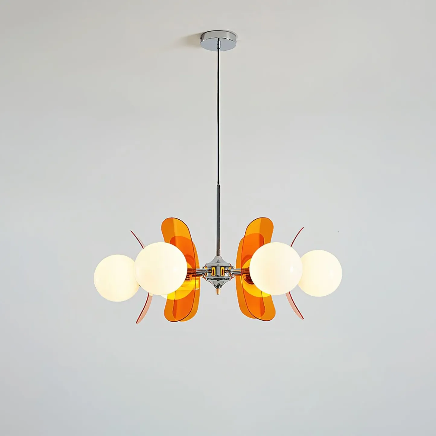 Valentina Modern Metal Glass Pendant Light Bedroom Living Room