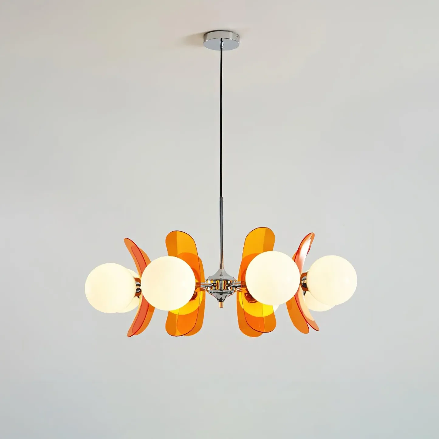 Valentina Modern Metal Glass Pendant Light Bedroom Living Room