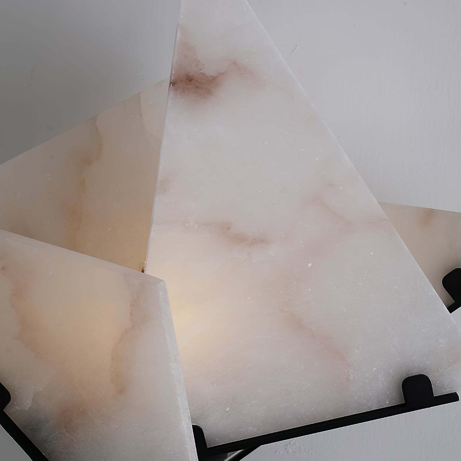 Dune Alabaster Geometric Table Lamp
