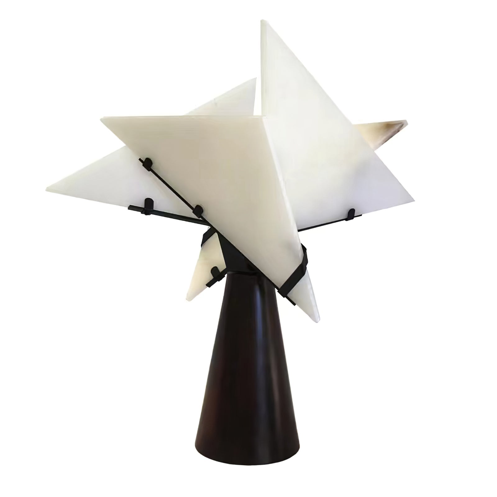 Dune Alabaster Geometric Table Lamp