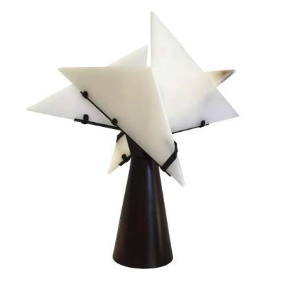 Dune Alabaster Geometric Table Lamp