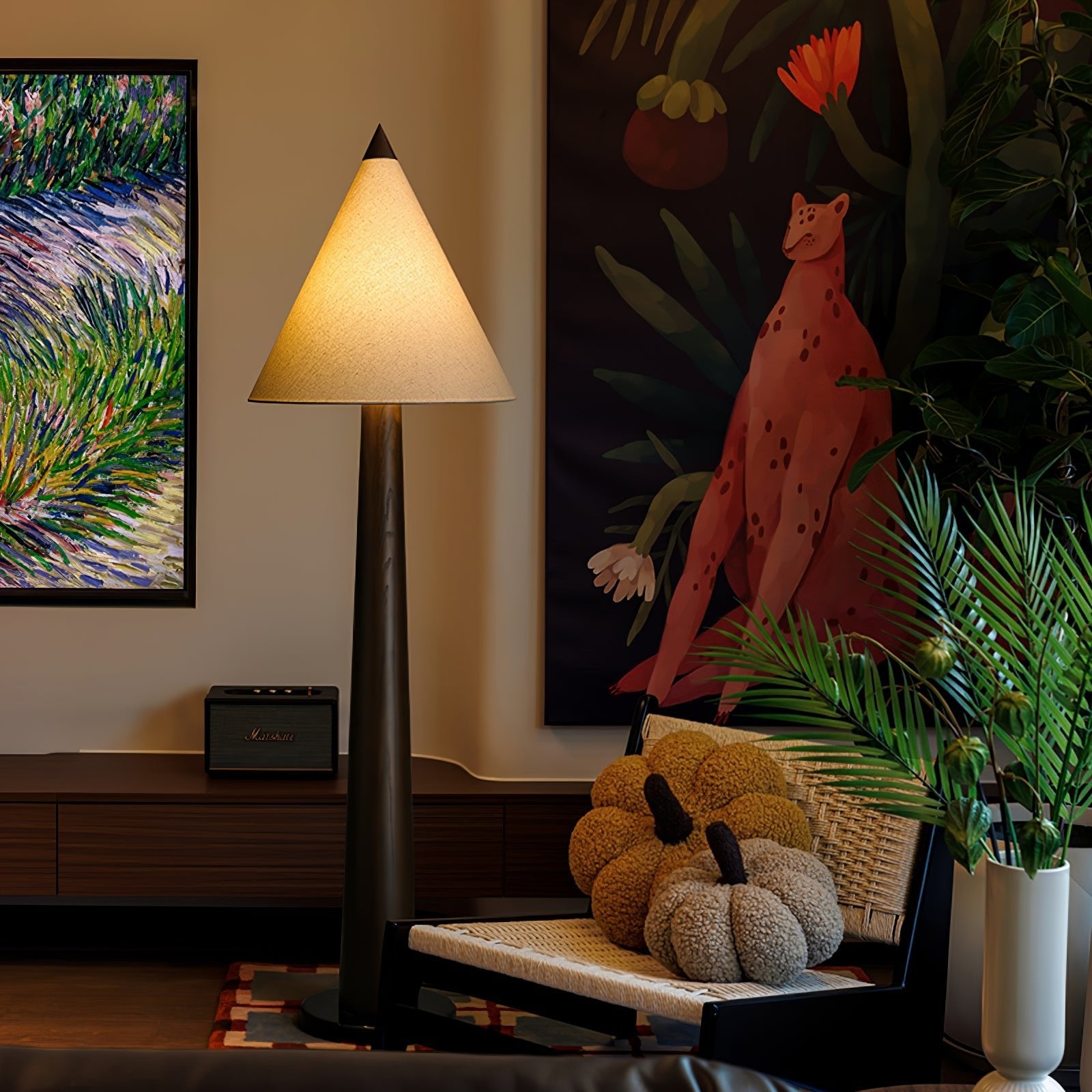 Drift Pinecone Wooden Floor Lamp
