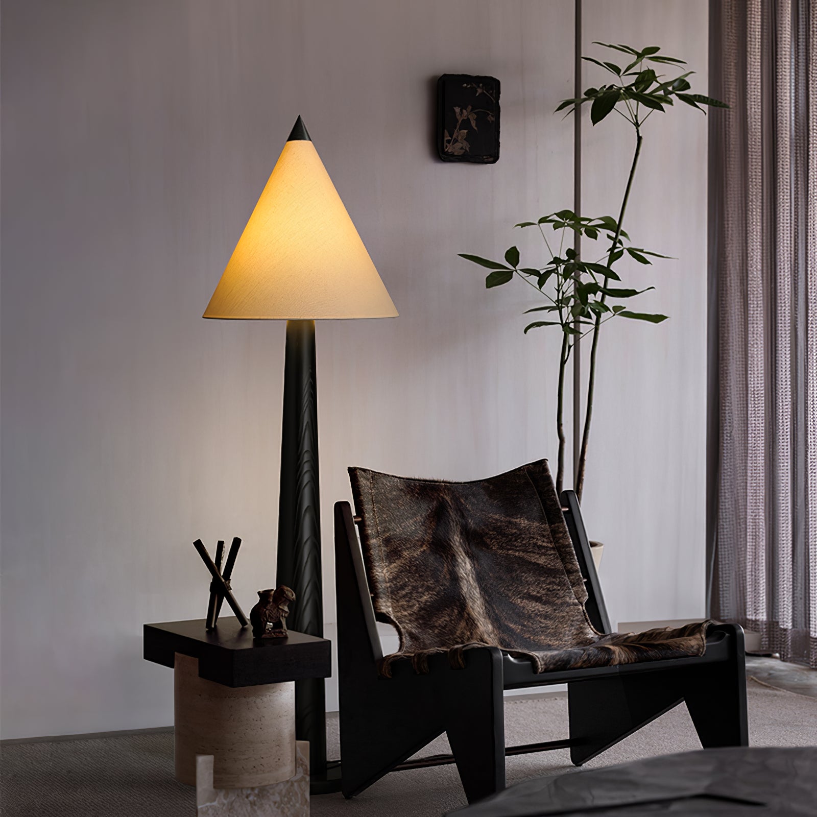 Drift Pinecone Wooden Floor Lamp