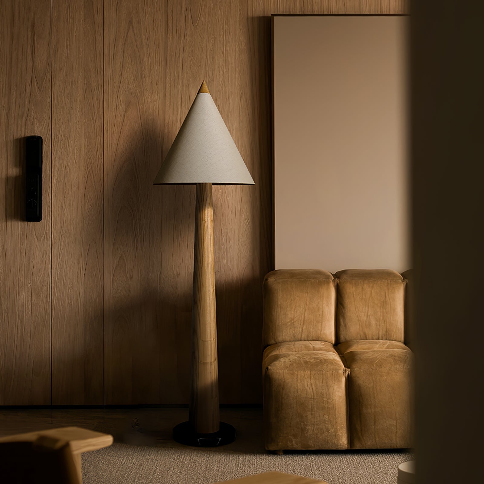 Drift Pinecone Wooden Floor Lamp