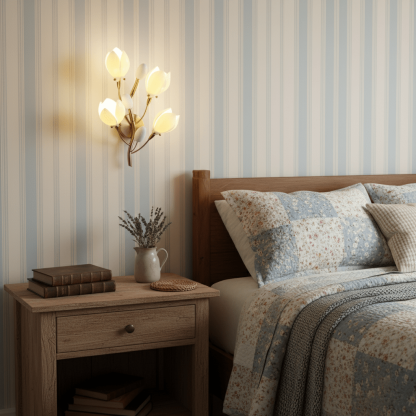 Porcelain Magnolia Aplique