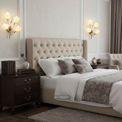 Porcelain Magnolia Aplique
