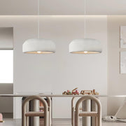 Byers LED Lámpara Colgante Tazón Gris Dormitorio/Comedor Metal