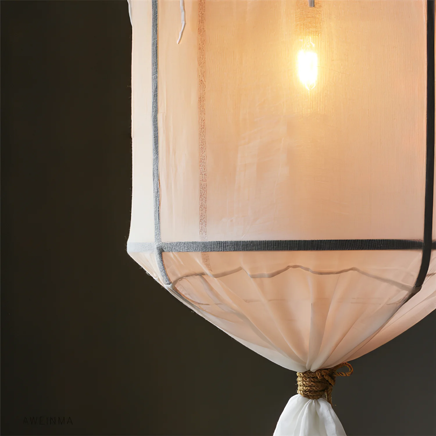 Renée Modern Cottage Fabric Pendant Light Shades Living Room Bedroom