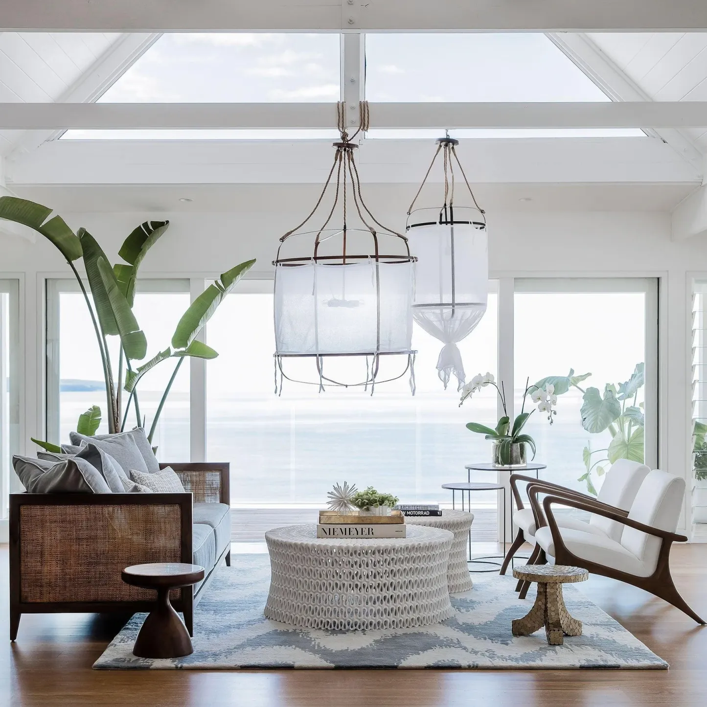 Renée Modern Cottage Fabric Pendant Light Shades Living Room Bedroom