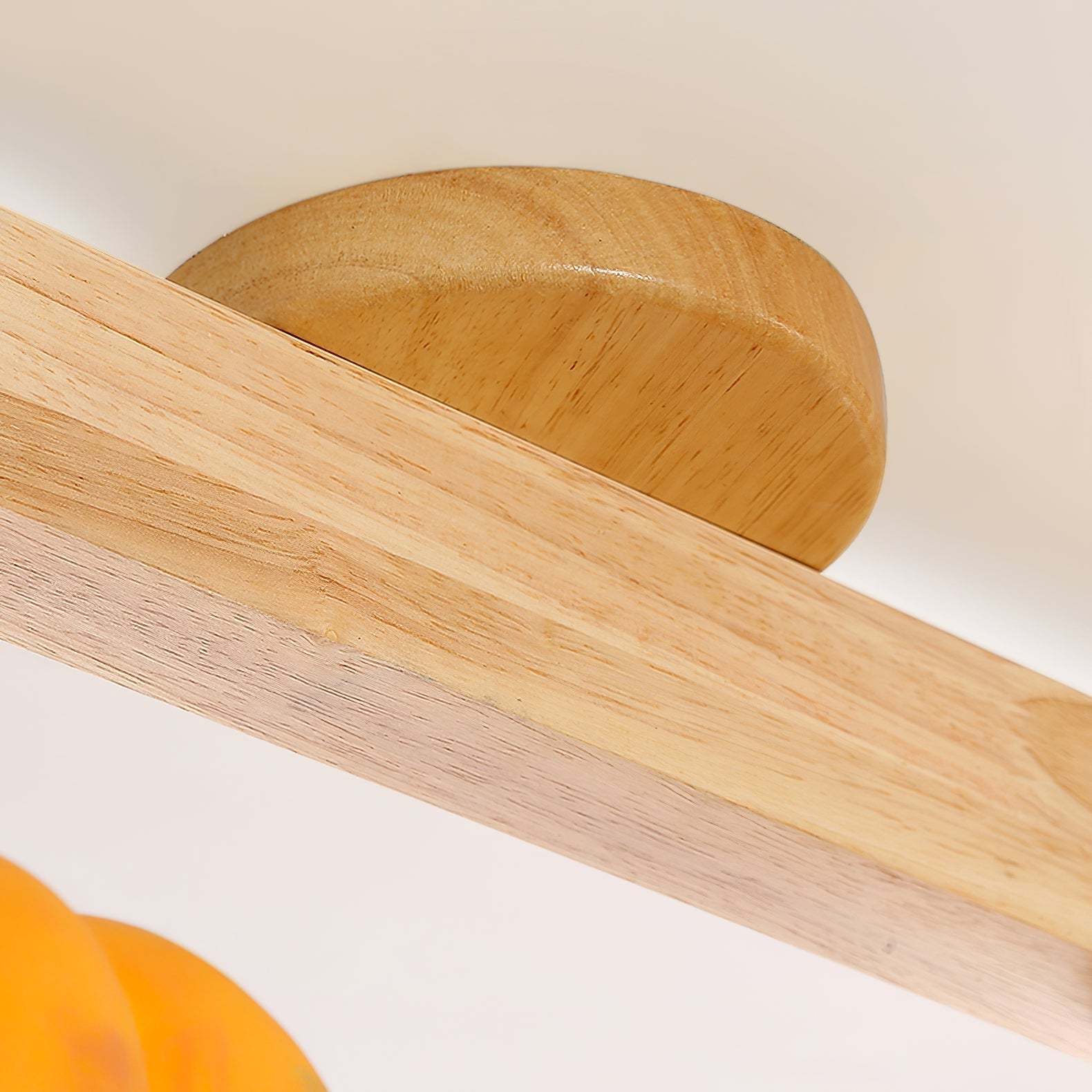 Ozawa Moderno Plafón Lámpara de Techo Madera Resina Dormitorio Pasillo