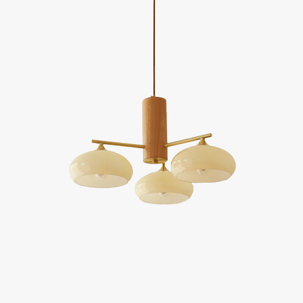 Valentina Modern Metal Glass Elliptical Pendant Light Shades Living Dining Room