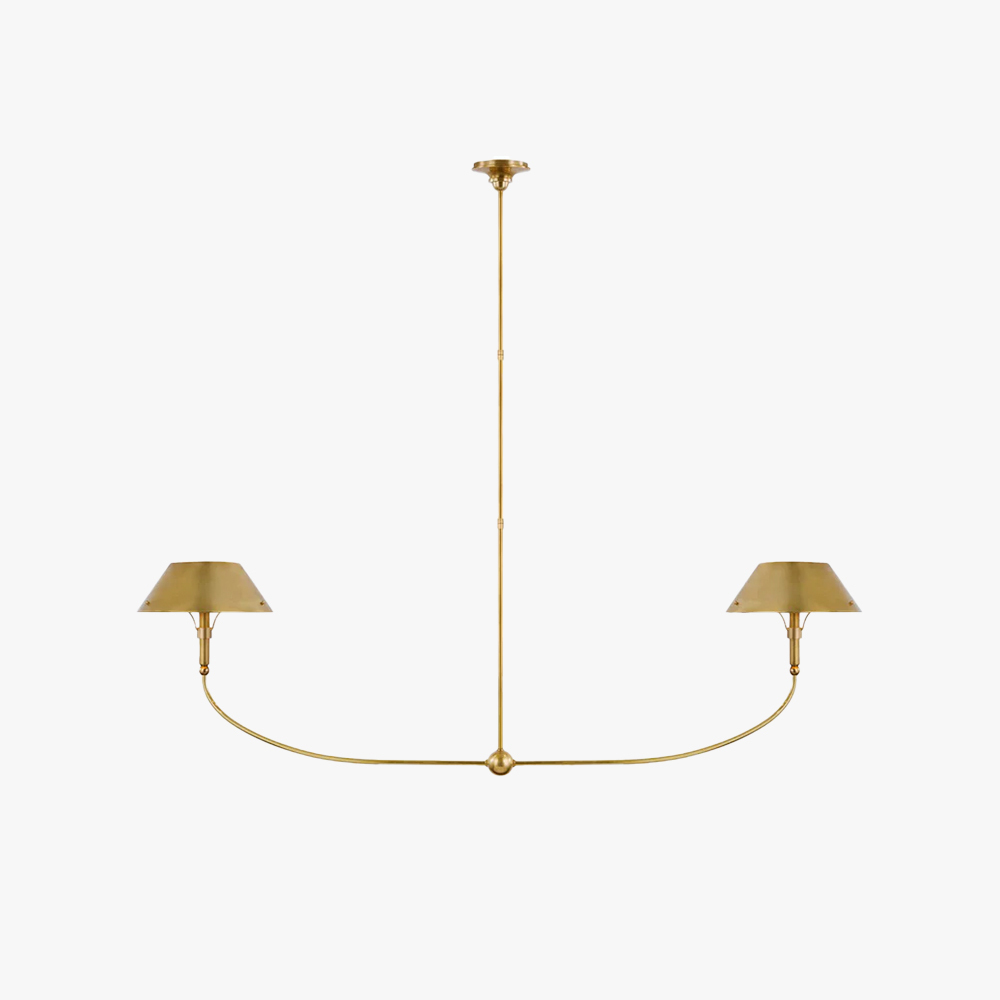 Alessio Vintage Luxury Metal Pendant Light Shades Living Dining Room