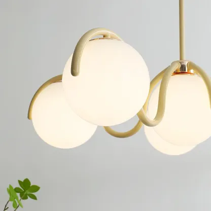 Valentina Antiguo Metal Vidrio Lámparas de Araña Dormitorio Salón