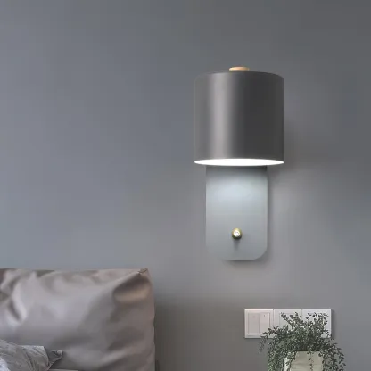 Edge Moderno Minimalismo Metal Lámpara de Pared Dormitorio Salón Pasillo