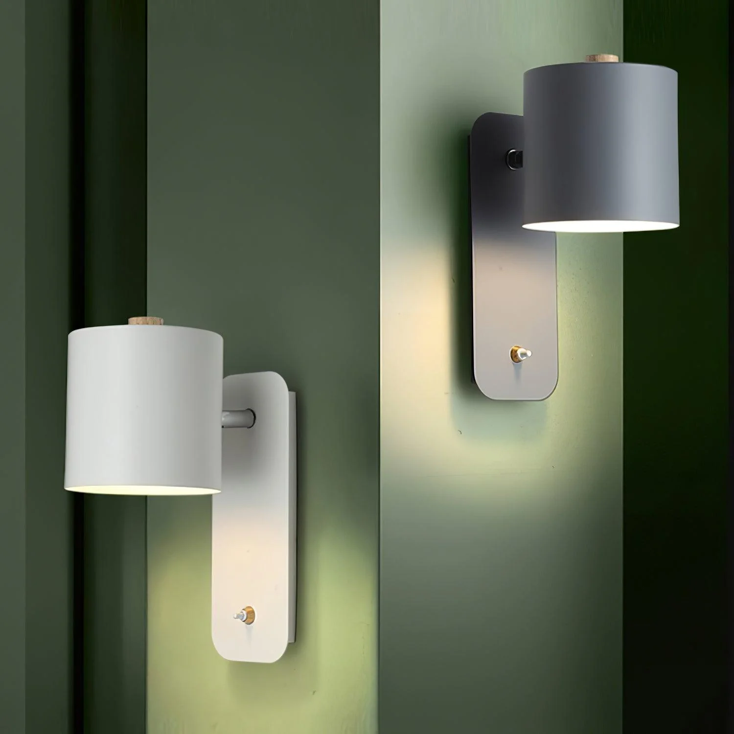 Edge Moderno Minimalismo Metal Lámpara de Pared Dormitorio Salón Pasillo