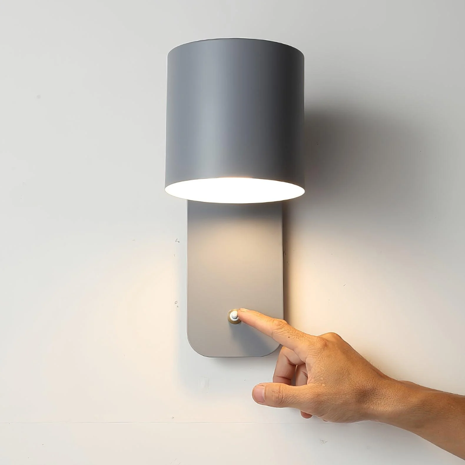 Edge Moderno Minimalismo Metal Lámpara de Pared Dormitorio Salón Pasillo
