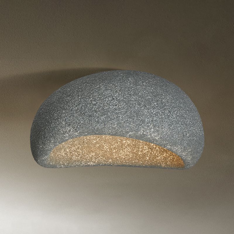 Byers Moderno LED Lámpara de Techo Blanco/Gris Dormitorio/Pasillo Resina