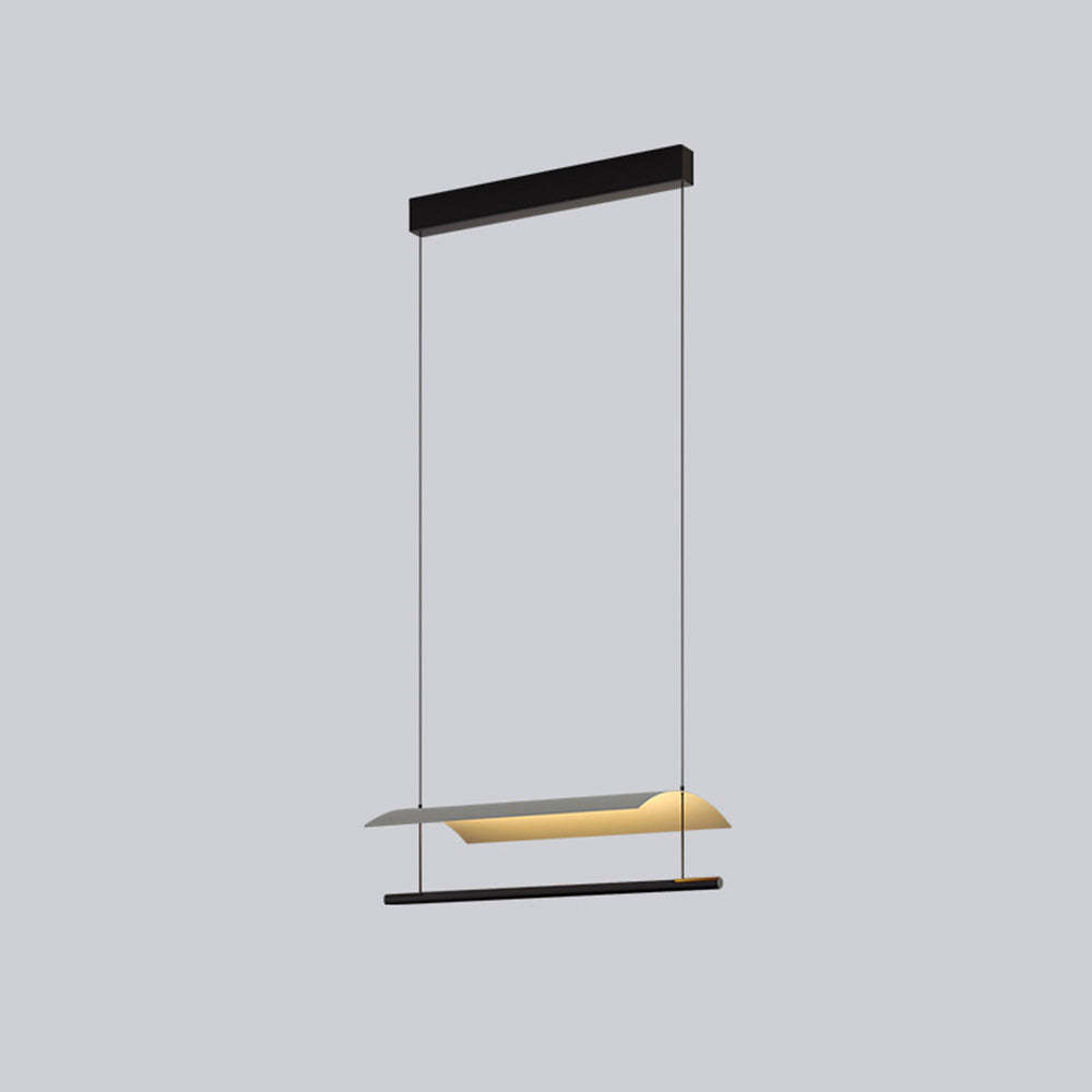 Edge Minimalista Lineal Metal/Acrílico Lámpara Colgante
