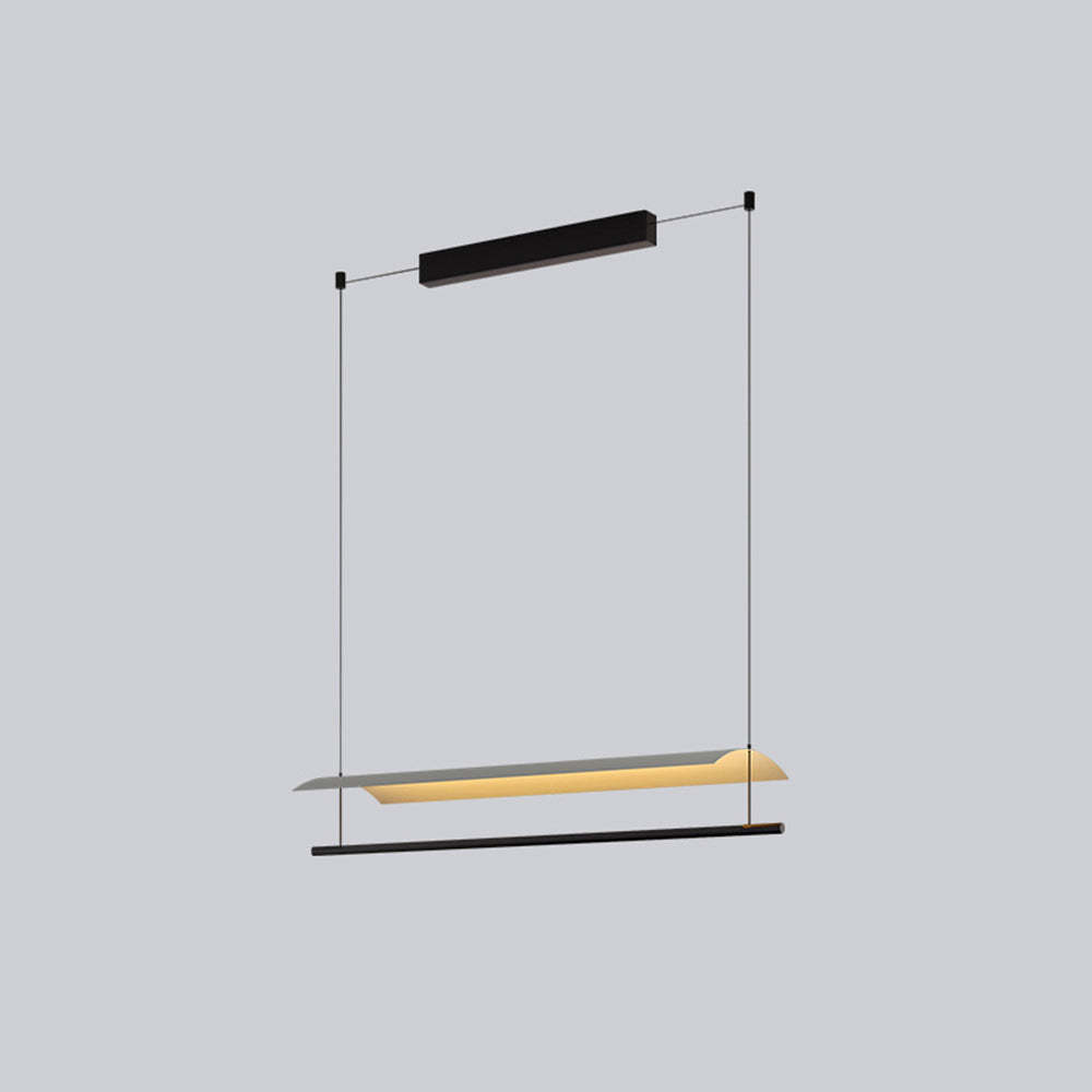 Edge Minimalista Lineal Metal/Acrílico Lámpara Colgante