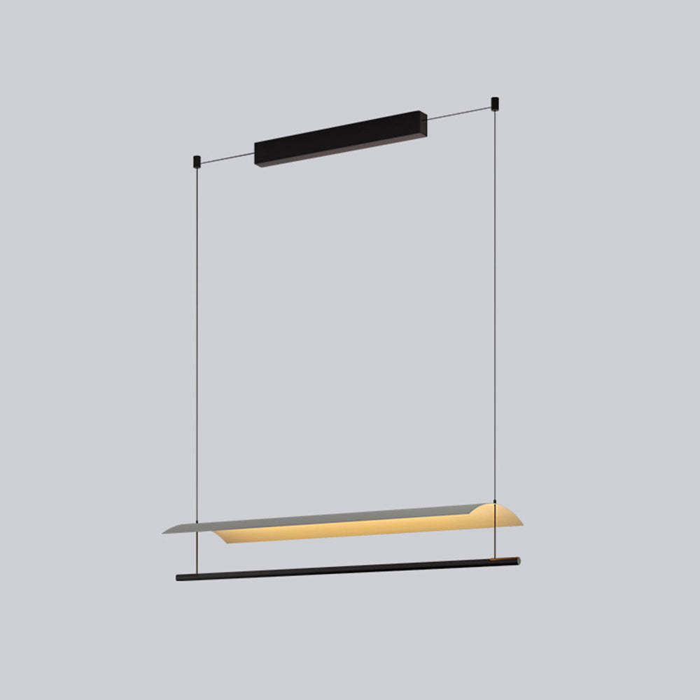 Edge Minimalista Lineal Metal/Acrílico Lámpara Colgante