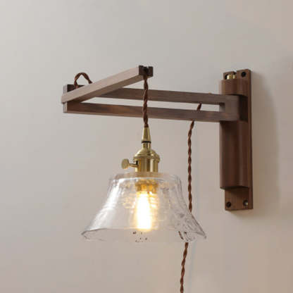 Ozawa Vintage Cerámica/Madera LED Aplique de Pared